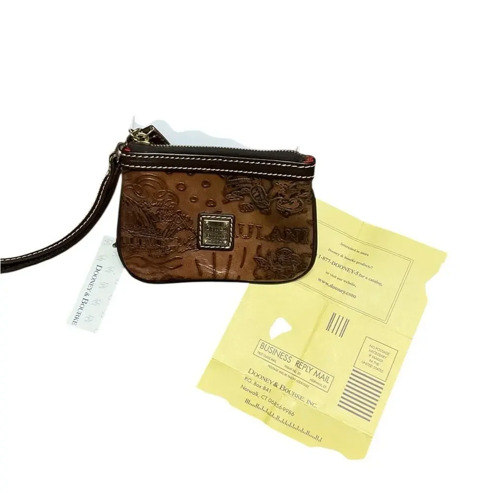 Dooney & Bourke Embossed Disney Aulani Wristlet NEW